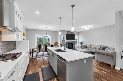 236 Nolanhurst Crescent Nw, Calgary, AB - Indoor Photo Showing Kitchen With Double Sink With Upgraded Kitchen