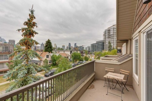 1-922 3 Avenue Nw, Calgary, AB - Outdoor With Balcony