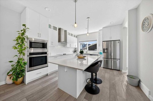 190 Cornerstone Crescent Ne, Calgary, AB - Indoor Photo Showing Kitchen With Upgraded Kitchen