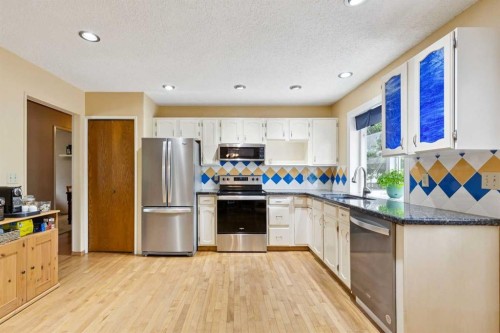 107 Bermuda Drive Nw, Calgary, AB - Indoor Photo Showing Kitchen With Stainless Steel Kitchen
