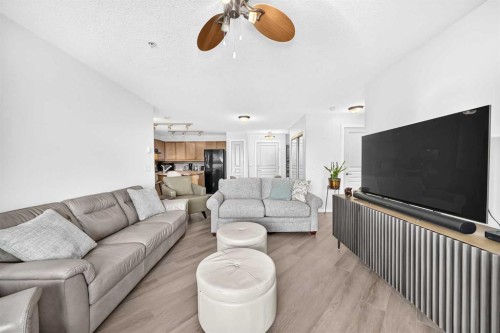 208-30 Cranfield Link Se, Calgary, AB - Indoor Photo Showing Living Room