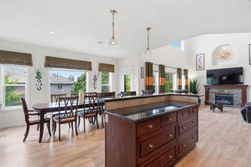 21 Royal Ridge Hill Nw, Calgary, AB - Indoor Photo Showing Other Room With Fireplace