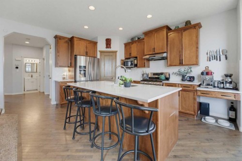 71 Pantego Way Nw, Calgary, AB - Indoor Photo Showing Kitchen With Stainless Steel Kitchen