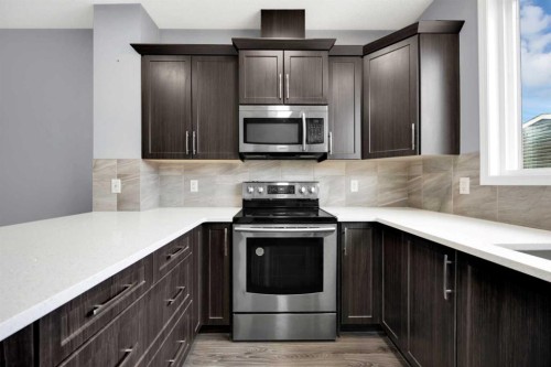 281 Cornerstone Passage Ne, Calgary, AB - Indoor Photo Showing Kitchen
