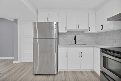 281 Cornerstone Passage Ne, Calgary, AB - Indoor Photo Showing Kitchen With Stainless Steel Kitchen With Upgraded Kitchen