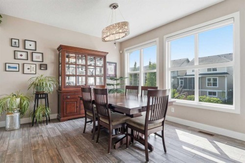 27 Sundown Way, Cochrane, AB - Indoor Photo Showing Dining Room