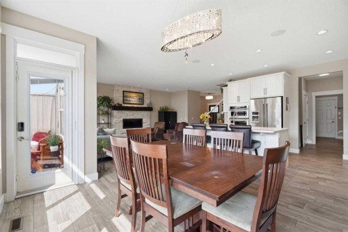 27 Sundown Way, Cochrane, AB - Indoor Photo Showing Dining Room