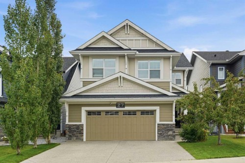 27 Sundown Way, Cochrane, AB - Outdoor With Facade
