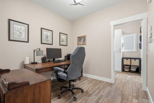 27 Sundown Way, Cochrane, AB - Indoor Photo Showing Office