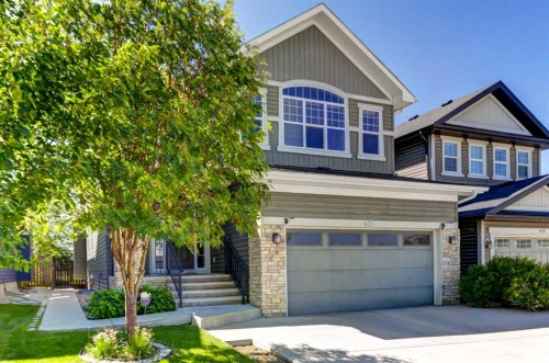 406 Silverado Boulevard Sw, Calgary, AB - Outdoor With Facade