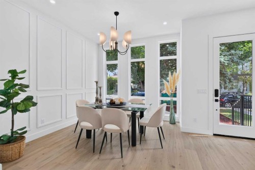 3613 2 Street Nw, Calgary, AB - Indoor Photo Showing Dining Room