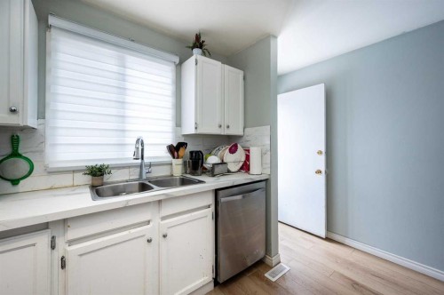 356 Falmere Road Ne, Calgary, AB - Indoor Photo Showing Kitchen With Double Sink