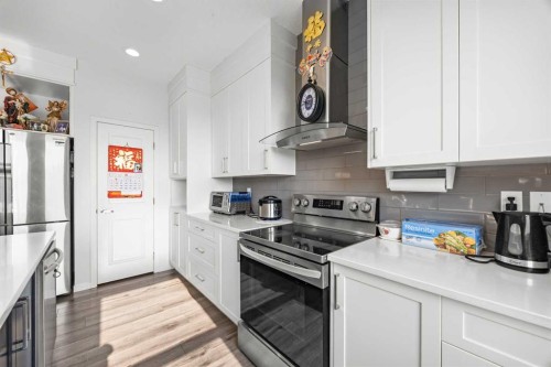 87 Harvest Grove Common Ne, Calgary, AB - Indoor Photo Showing Kitchen With Stainless Steel Kitchen