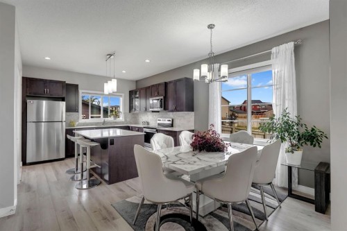 160 Cornerstone Avenue Ne, Calgary, AB - Indoor Photo Showing Dining Room