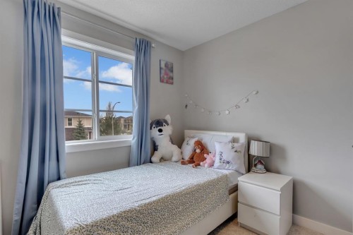 160 Cornerstone Avenue Ne, Calgary, AB - Indoor Photo Showing Bedroom