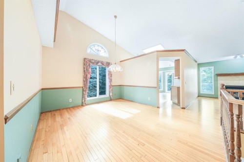 22 Douglas Woods Park Se, Calgary, AB - Indoor Photo Showing Other Room With Fireplace