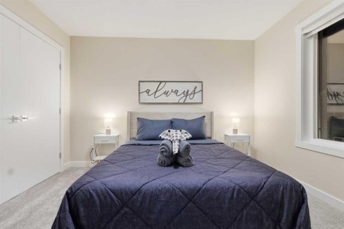 46 Red Sky Manor Ne, Calgary, AB - Indoor Photo Showing Bedroom