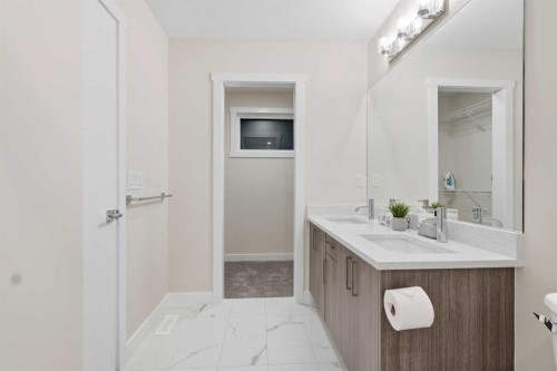 46 Red Sky Manor Ne, Calgary, AB - Indoor Photo Showing Bathroom