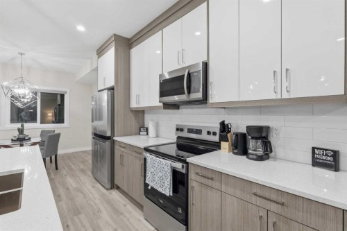 46 Red Sky Manor Ne, Calgary, AB - Indoor Photo Showing Kitchen With Stainless Steel Kitchen With Upgraded Kitchen