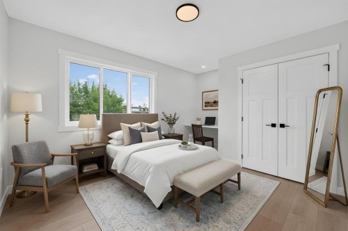 2024 12 Avenue Sw, Calgary, AB - Indoor Photo Showing Bedroom