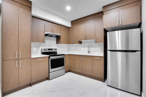 92 Red Embers Terrace Ne, Calgary, AB - Indoor Photo Showing Kitchen With Stainless Steel Kitchen