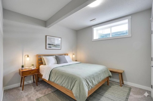 92 Red Embers Terrace Ne, Calgary, AB - Indoor Photo Showing Bedroom