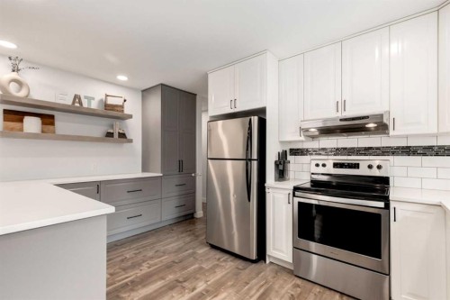 6223 Silver Ridge Drive Nw, Calgary, AB - Indoor Photo Showing Kitchen With Stainless Steel Kitchen