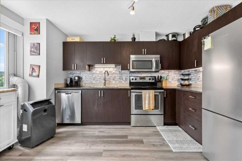 1016-121 Copperpond Common Se, Calgary, AB - Indoor Photo Showing Kitchen