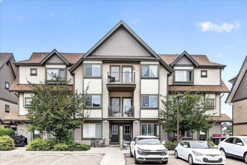 1016-121 Copperpond Common Se, Calgary, AB - Outdoor With Balcony With Facade