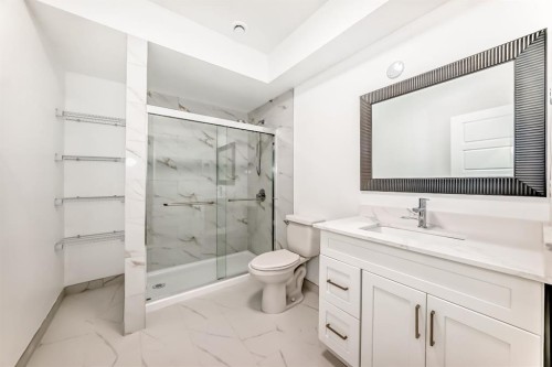 40 Cooperstown Place Sw, Airdrie, AB - Indoor Photo Showing Bathroom