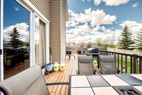 40 Cooperstown Place Sw, Airdrie, AB - Outdoor With Deck Patio Veranda With Exterior