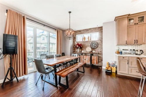 40 Cooperstown Place Sw, Airdrie, AB - Indoor Photo Showing Dining Room