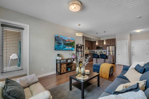 108-8 Sage Hill Terrace Nw, Calgary, AB - Indoor Photo Showing Living Room