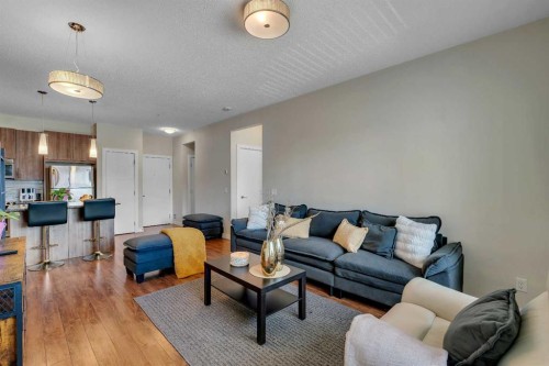 108-8 Sage Hill Terrace Nw, Calgary, AB - Indoor Photo Showing Living Room