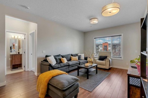 108-8 Sage Hill Terrace Nw, Calgary, AB - Indoor Photo Showing Living Room