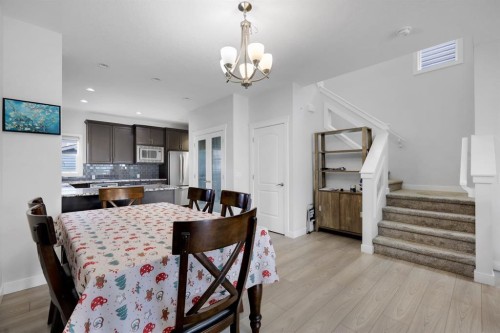 56 Corner Meadows Park Ne, Calgary, AB - Indoor Photo Showing Dining Room