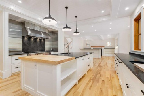 212 Hawk'S Landing Rise, Priddis Greens, AB - Indoor Photo Showing Kitchen With Upgraded Kitchen