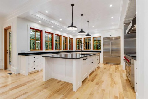 212 Hawk'S Landing Rise, Priddis Greens, AB - Indoor Photo Showing Kitchen With Upgraded Kitchen