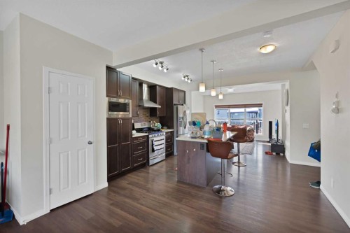 533 Savanna Boulevard Ne, Calgary, AB - Indoor Photo Showing Kitchen With Upgraded Kitchen