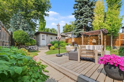 3809 Parkhill Street Sw, Calgary, AB - Outdoor With Deck Patio Veranda