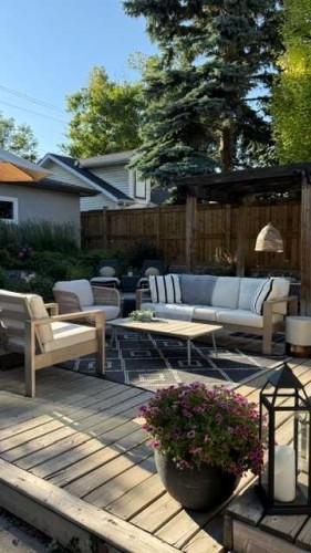 3809 Parkhill Street Sw, Calgary, AB - Outdoor With Deck Patio Veranda