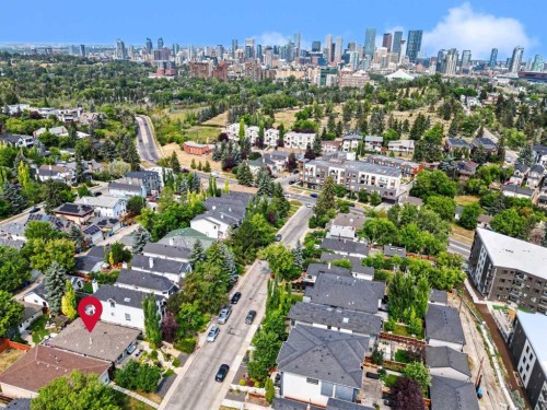 3809 Parkhill Street Sw, Calgary, AB - Outdoor With View