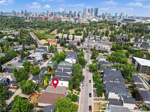 3809 Parkhill Street Sw, Calgary, AB - Outdoor With View