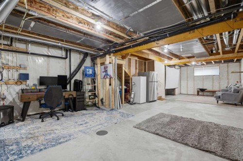 144 Amblehurst Green Nw, Calgary, AB - Indoor Photo Showing Basement