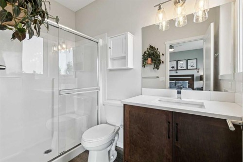 102 Shawnee Common Sw, Calgary, AB - Indoor Photo Showing Bathroom