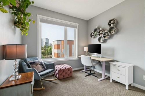102 Shawnee Common Sw, Calgary, AB - Indoor Photo Showing Office