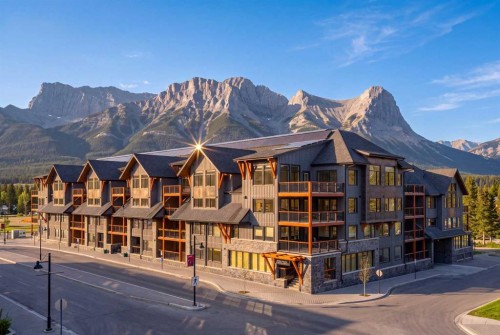 307-1505 Spring Creek Gate, Canmore, AB - Outdoor With Facade