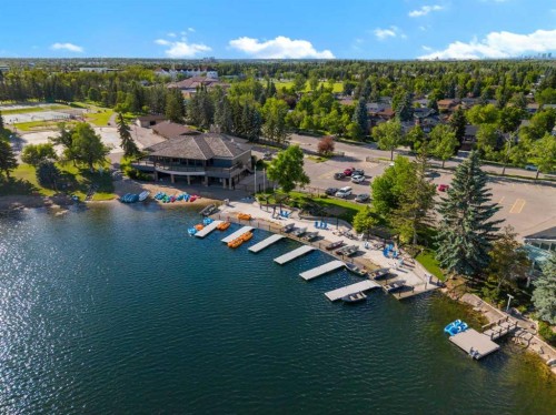85 Sunset Way Se, Calgary, AB - Outdoor With Body Of Water With View