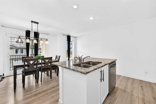 512 Sage Hill Grove Nw, Calgary, AB - Indoor Photo Showing Kitchen With Double Sink