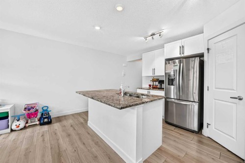 512 Sage Hill Grove Nw, Calgary, AB - Indoor Photo Showing Kitchen With Double Sink